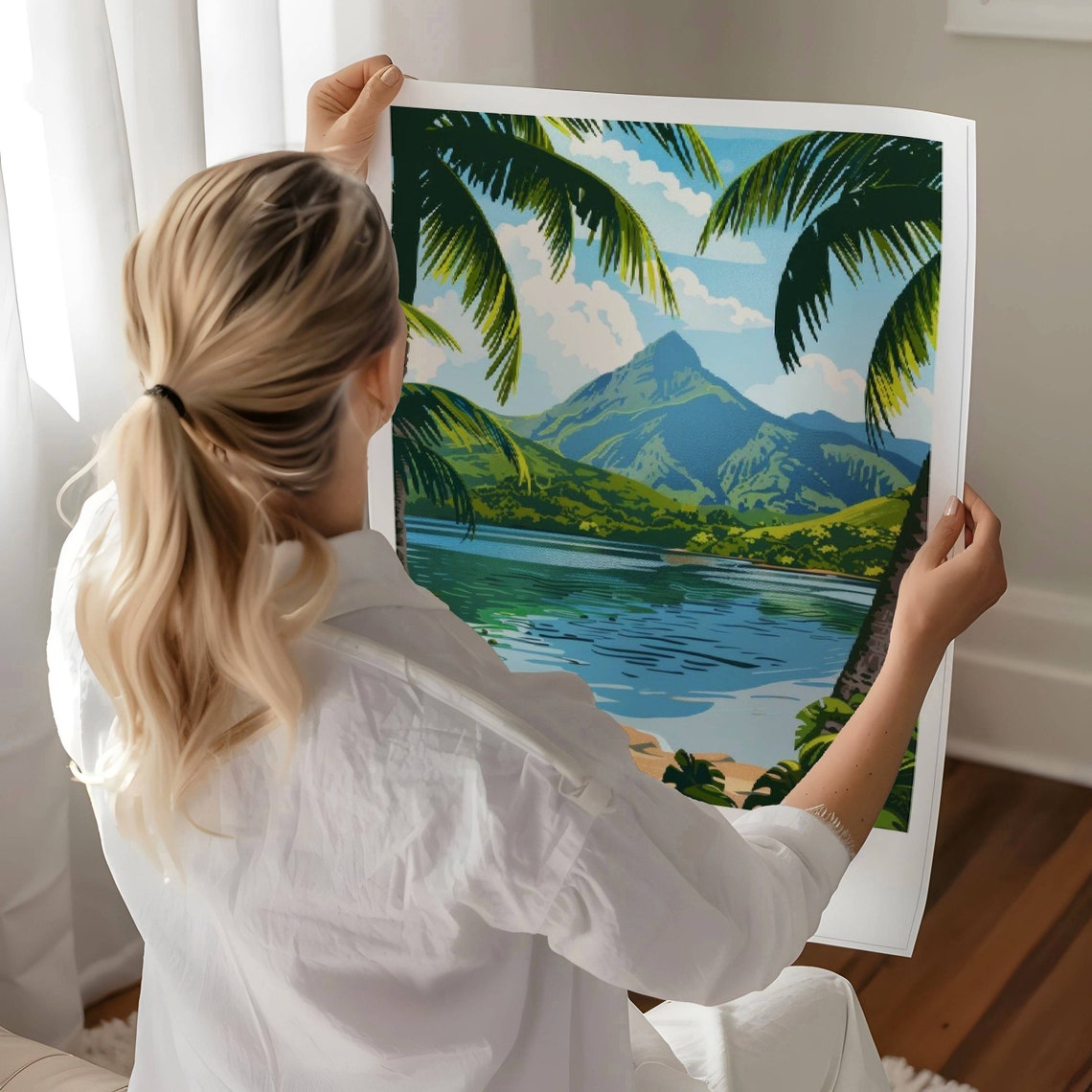 Martinique Island Martinique Caribbean Travel Poster Martinique Wall Art Martinique Travel Print Martinique - Image 3