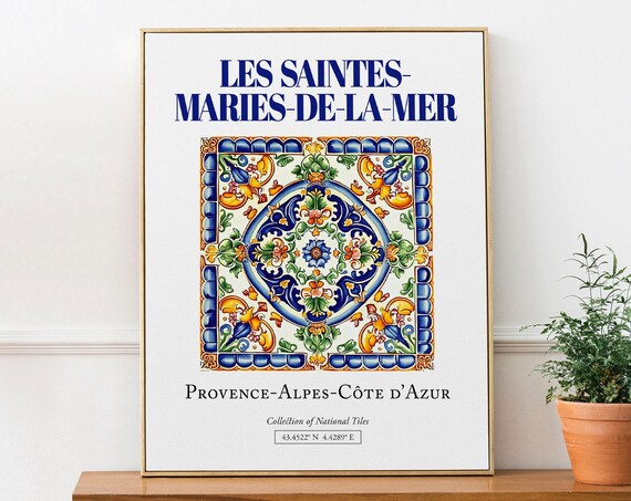 Les Saintes-Maries-de-la-Mer Provence Travel Poster