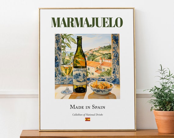 Marmajuelo on Maiolica Tile, El Hierro Art Print