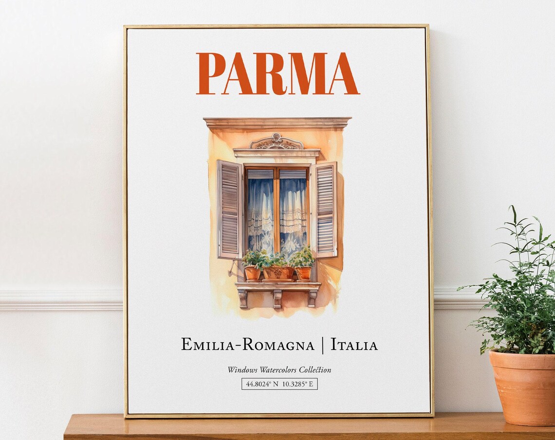 Parma, Emilia-Romagna Italia Travel Poster