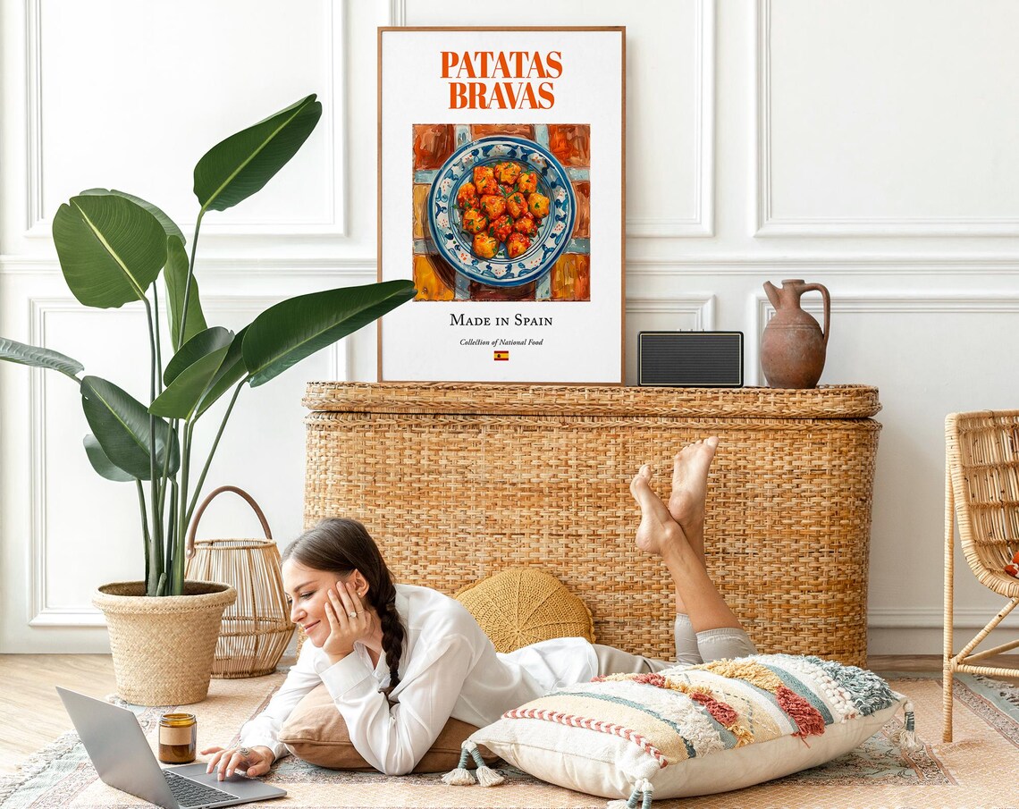 Patatas Bravas Kitchen and Restaurant Decor Poster - Image 2