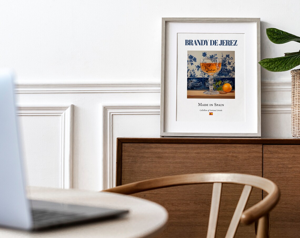 Brandy De Jerez On Maiolica Tile Poster, Spanish Beverage - Image 4
