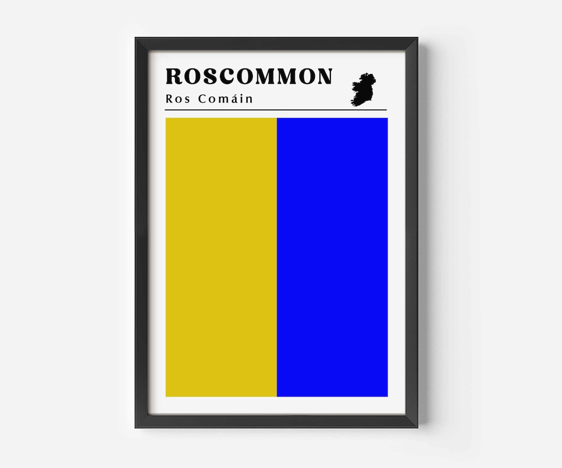 Roscommon Flag, County Roscommon Art Print