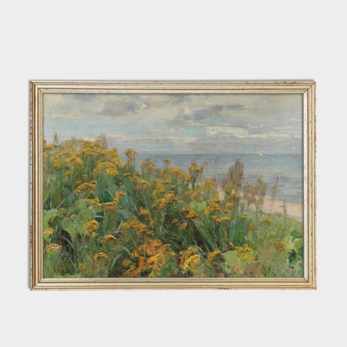 Vintage Summer Field Landscape Art Print, Farmhouse - Image 2