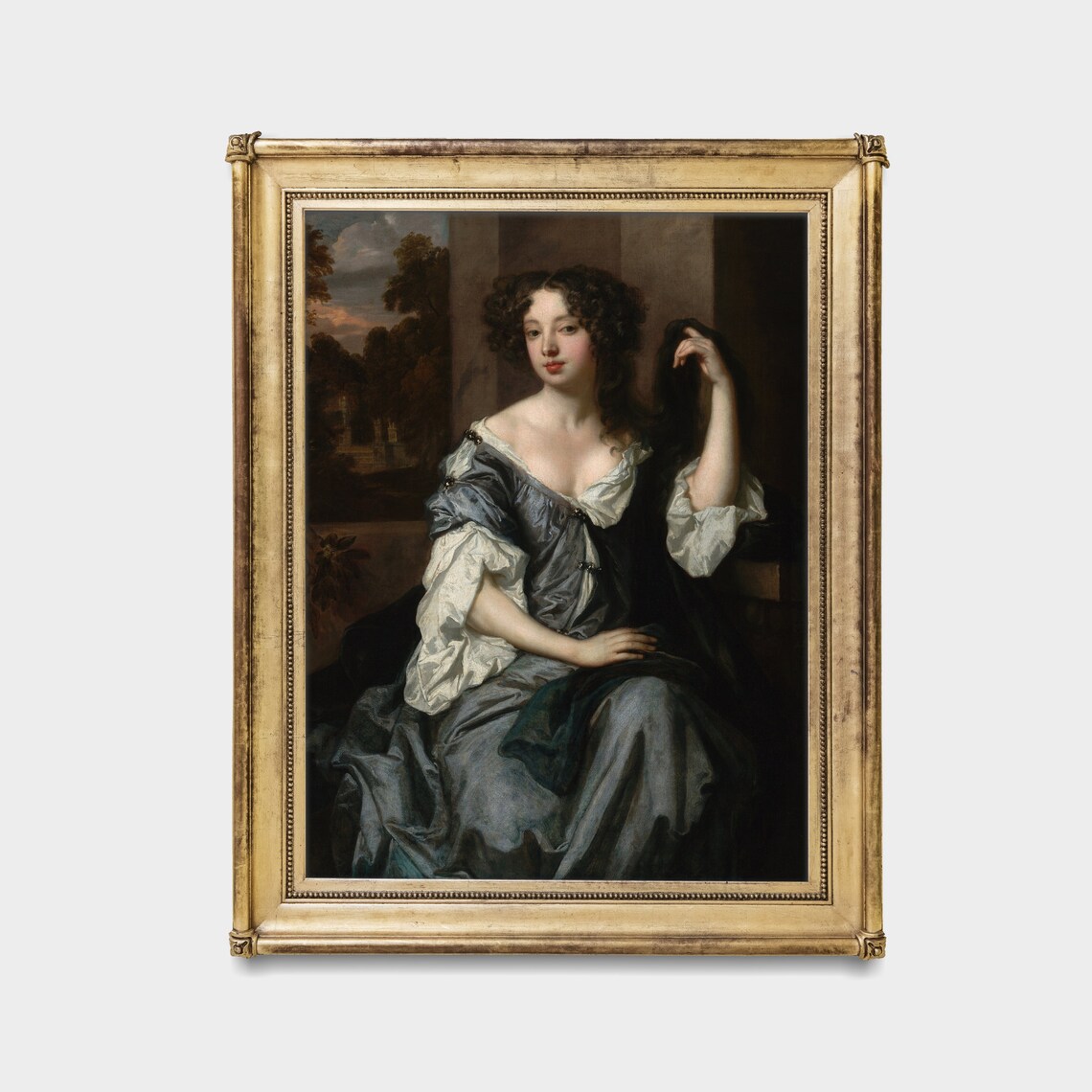 Vintage Woman Portrait, Rustic Fine Art Print - Image 3