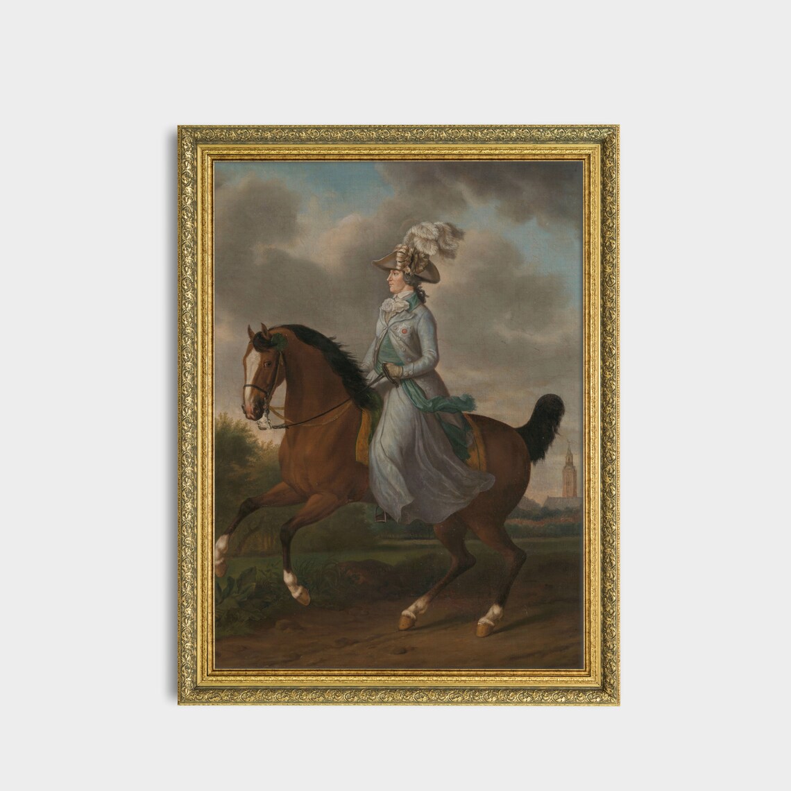 Horse Painting, Vintage Equestrian Art Print - Image 3