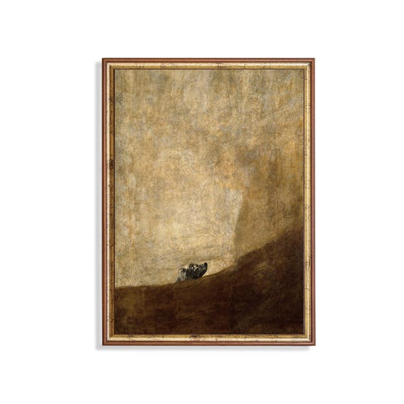 Printed And Shipped Vintage Dog Print Antique Animal Painting Moody Rustic Art Dog Lover Gift Fine Art Physical Prints