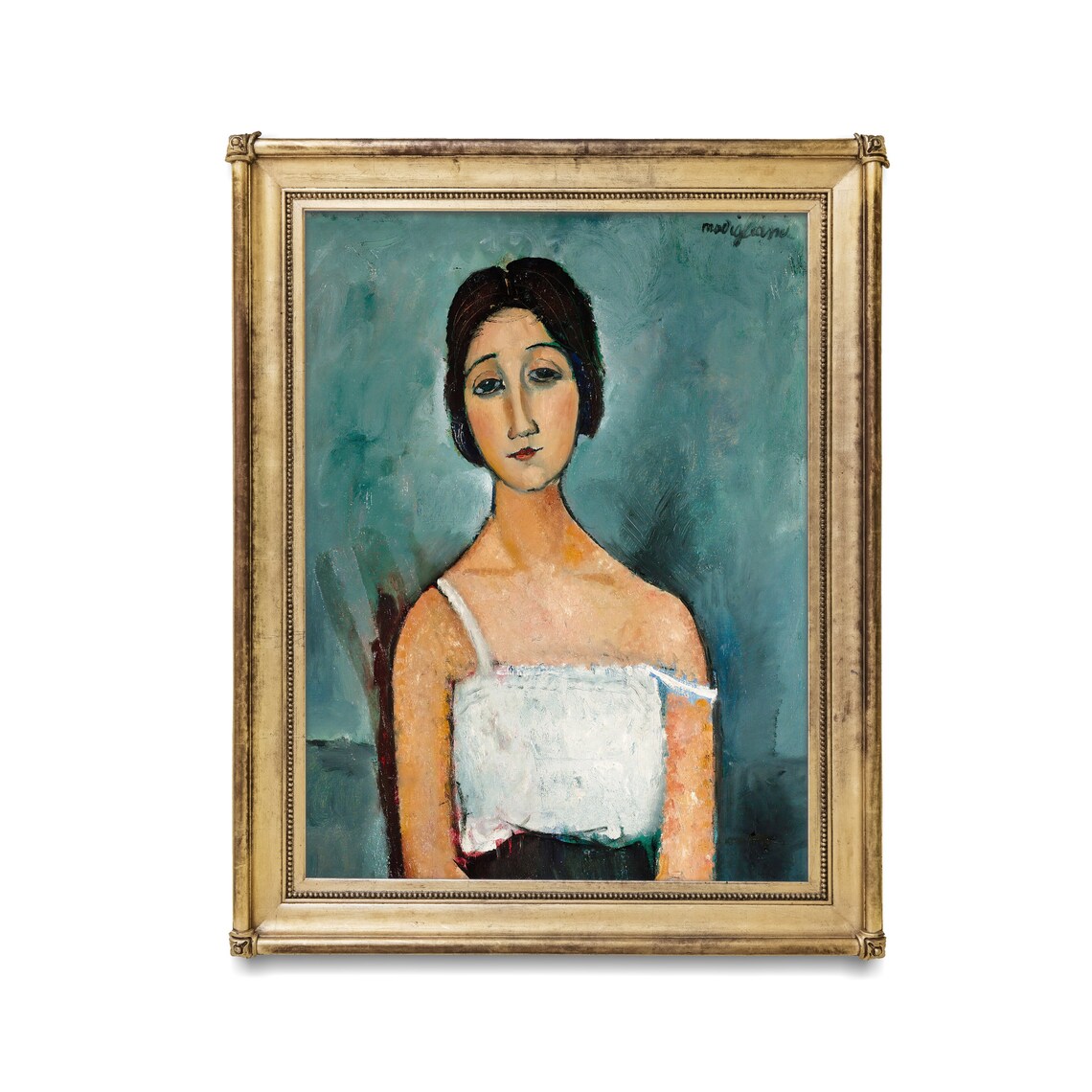 Vintage Woman Portrait Art Print, 18th-Century - Image 2