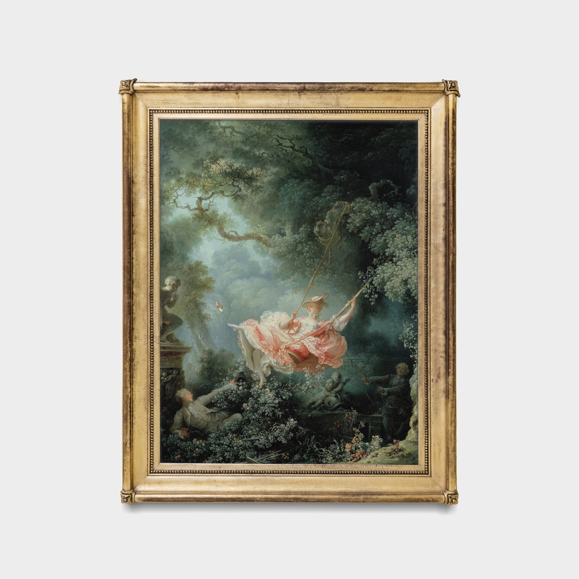 The Swing Jean Honore Fragonard Rococo Garden Romance Poster - Image 4