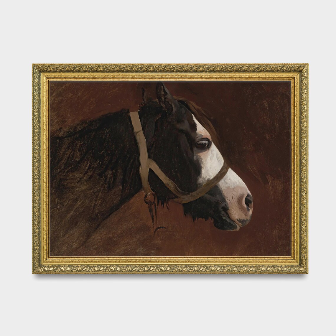 Vintage Horse Portrait Antique Animal Print - Image 3