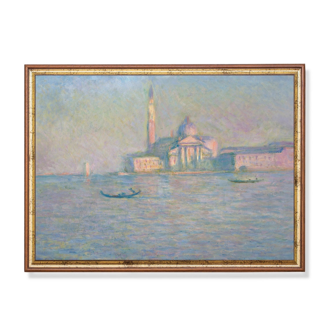 Venice San Giorgio Maggiore At Dawn Impressionist Painting Poster