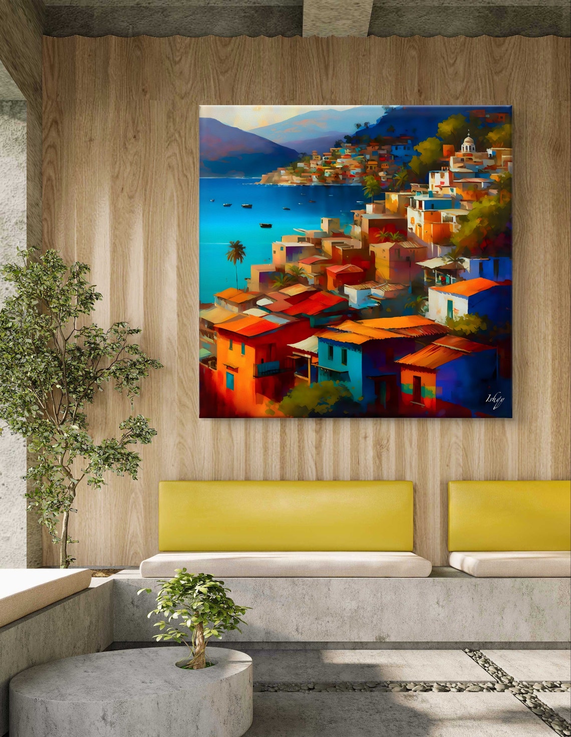 Acapulco Bay Vibrant Hillside Seaside Town Coastal Mexico Poster - Image 5