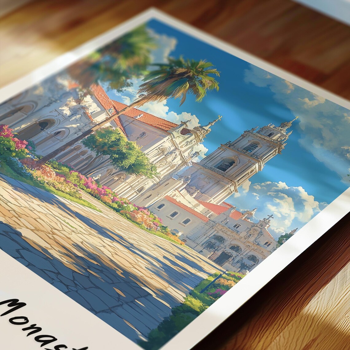 Jeronimos Monastery - Minimalist Travel Poster - Image 2