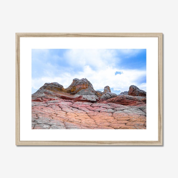 White Pocket Arizona Desert Landscape, Nature Photo