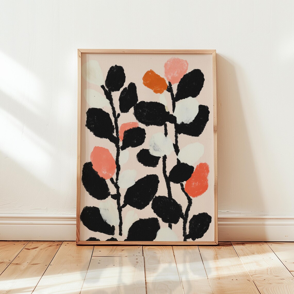 Abstract Leaf Botanical Wall Art