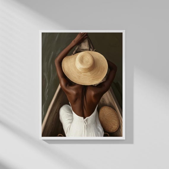 The Lady In Canoe
