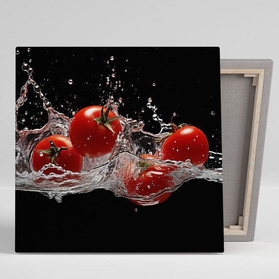 Tomato Wall Decor Or Poster Kitchen Wall Art Whimsical Kitchen Kitchen Wall Hanging Living Room Decor Contemporary Decor