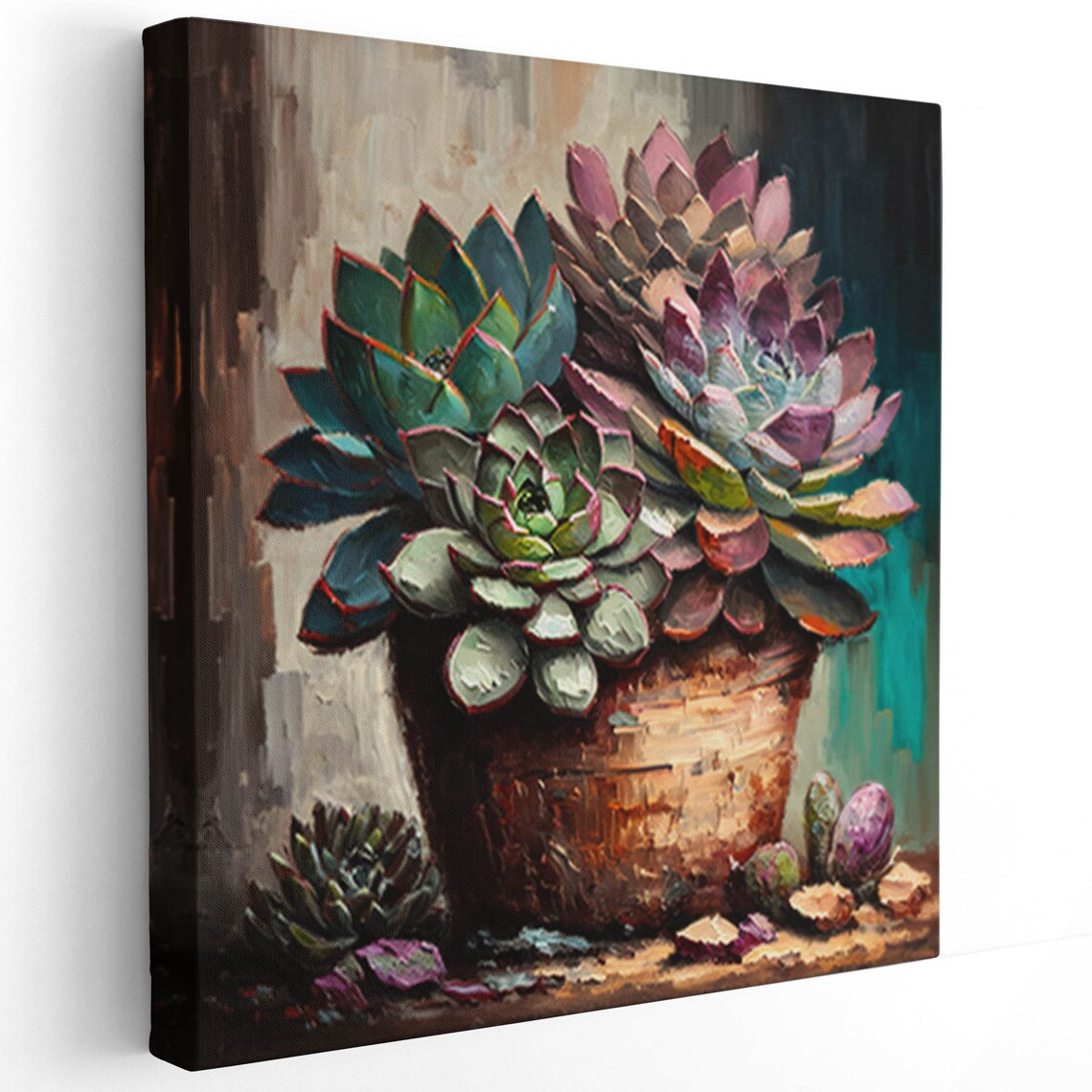 Watercolor Cactus Poster, Succulent Home Decor - Image 2