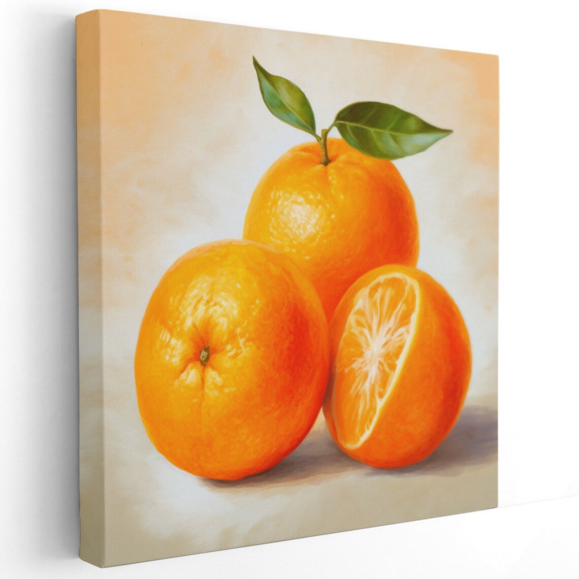 Orange Art Poster, Appetite For Art Kitchen Decor - Image 2