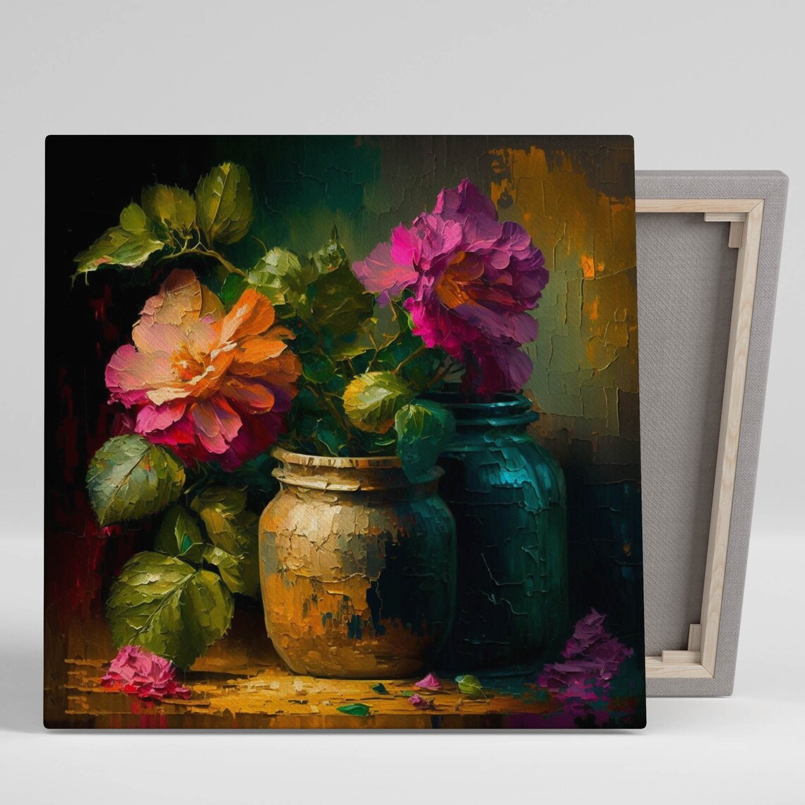 Flower Art Print, Colorful Botanical Home Decor