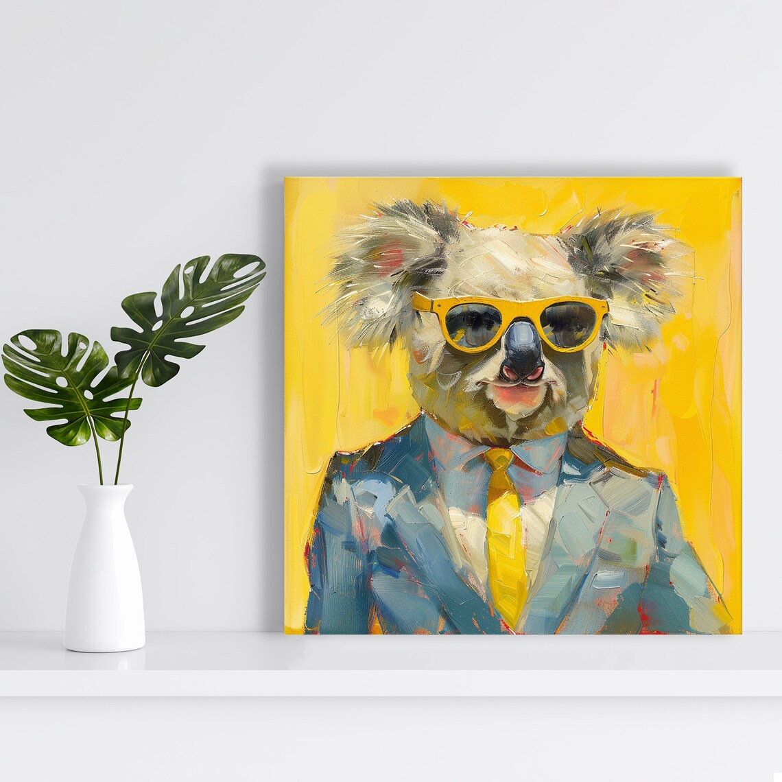 Koala Art Print, Whimsical Contemporary Decor - Image 2