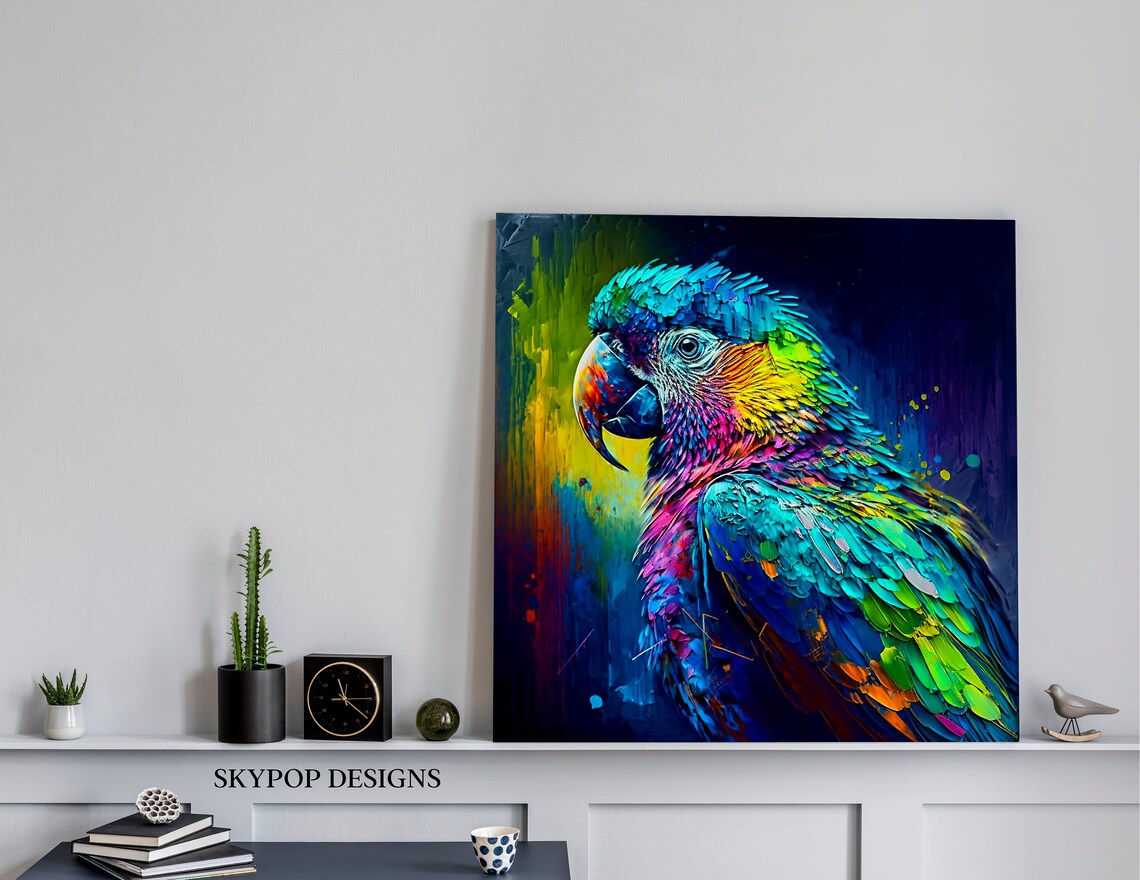 Parrot Art Print for Living Room and Bathroom Decor - Image 5