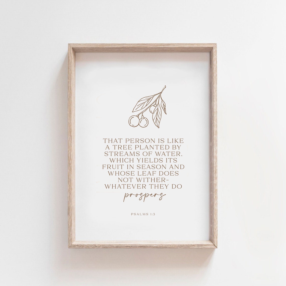 Psalm 13 Wall Art Christian Wall Art Bible Verse Gift For Christians Baptism Gift Christian Home Wall Art