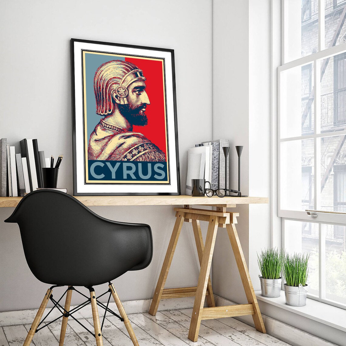 Cyrus The Great Portrait Art Print, Persian Empire - Image 3