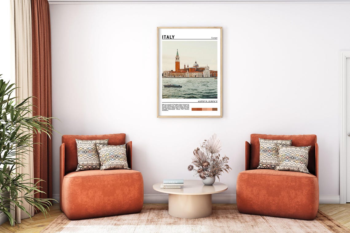 Italy Venice Lagoon Church Bell Tower Waterfront Photo Poster - Image 7