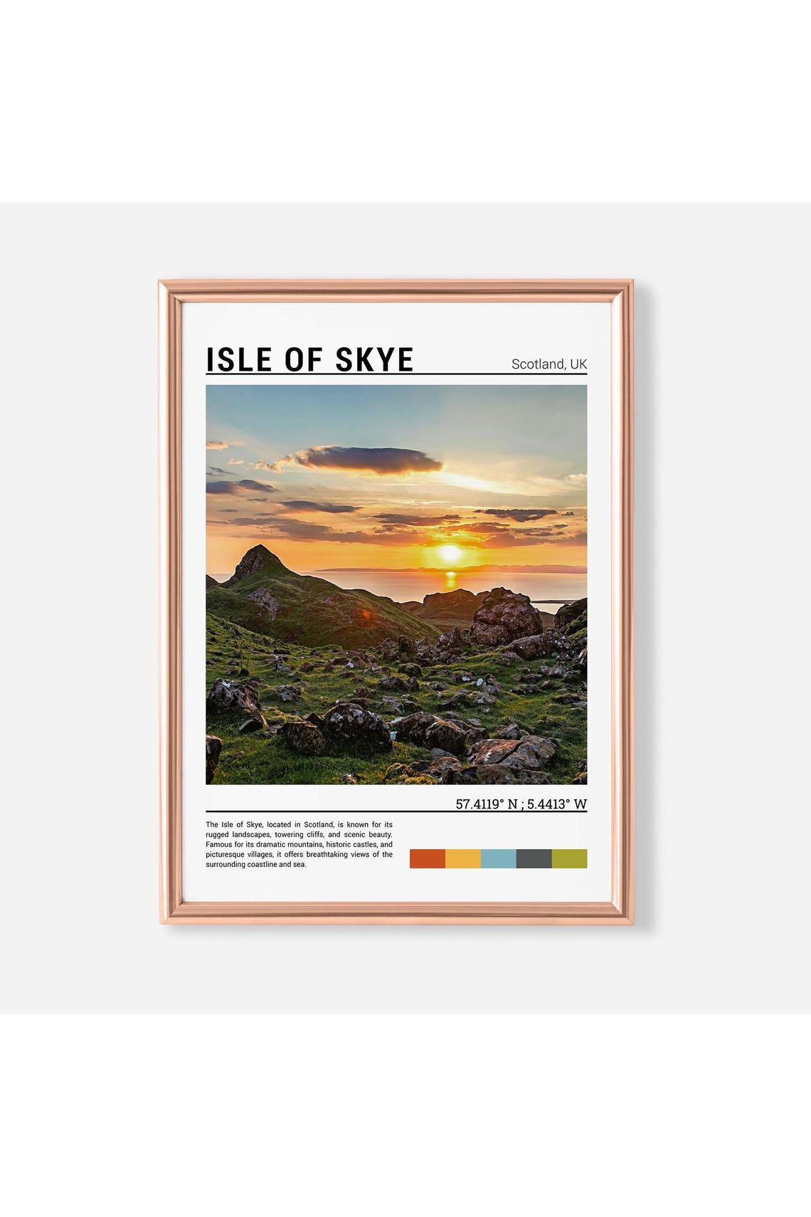 Isle Of Skye Print Isle Of Skye Poster Isle Of Skye Wall Art Isle Of Skye Travel Isle Of Skye Artwork Scotland England