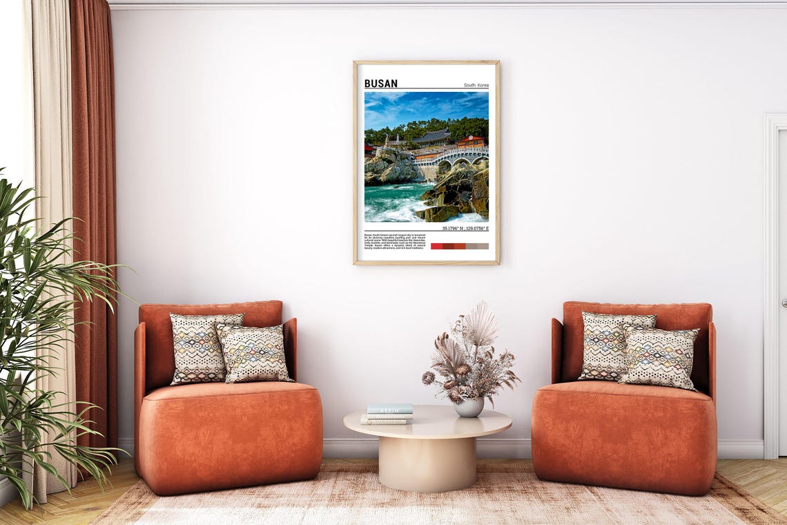 Busan South Korea Poster Print Busan Wall Art South Korea Wall Art South Korea Decor Busan Photo Busan Poster South Korea Asia Poster - Image 7