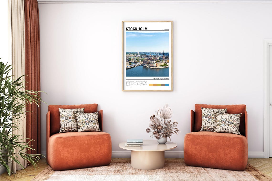 Stockholm Print Stockholm Poster Stockholm Wall Art Stockholm Travel Stockholm Art Print Stockholm Photo Stockholm Artwork - Image 7