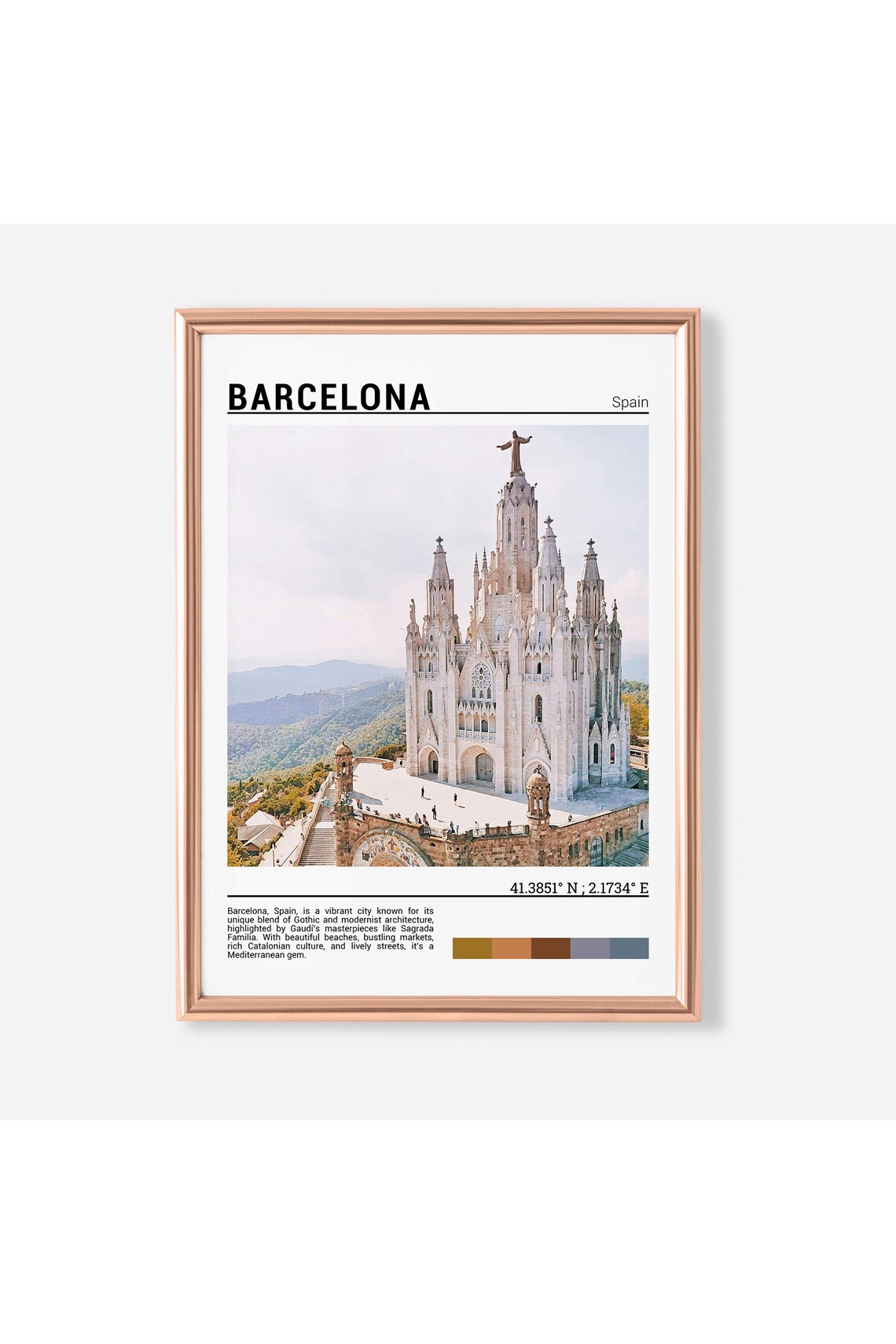 Barcelona Print Barcelona Poster Barcelona Wall Art Barcelona Travel Barcelona Art Print Barcelona Photo Barcelona Artwork