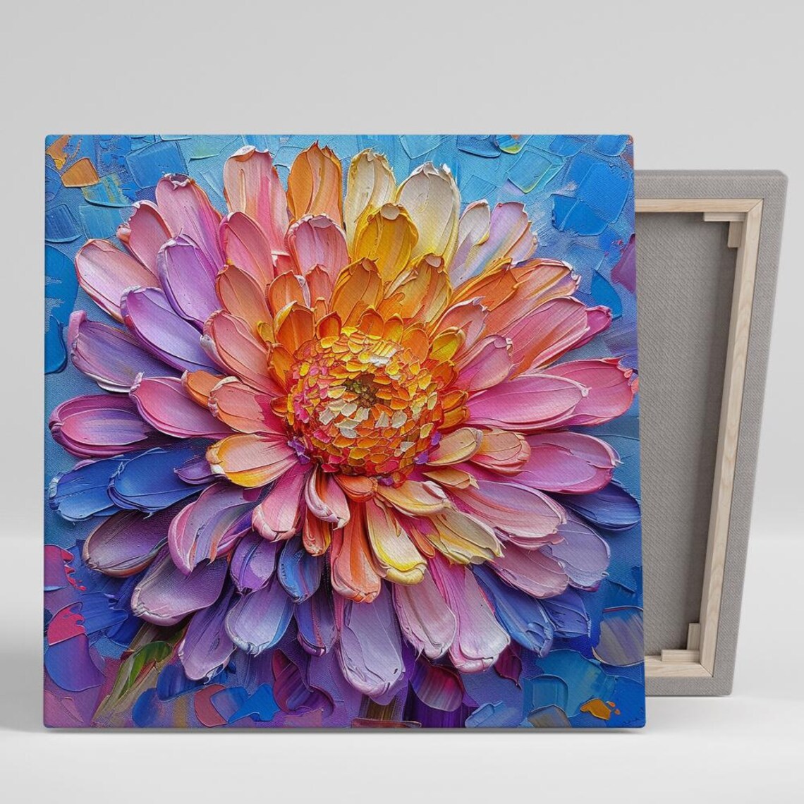 Dahlia Art Print, Contemporary Floral Decor