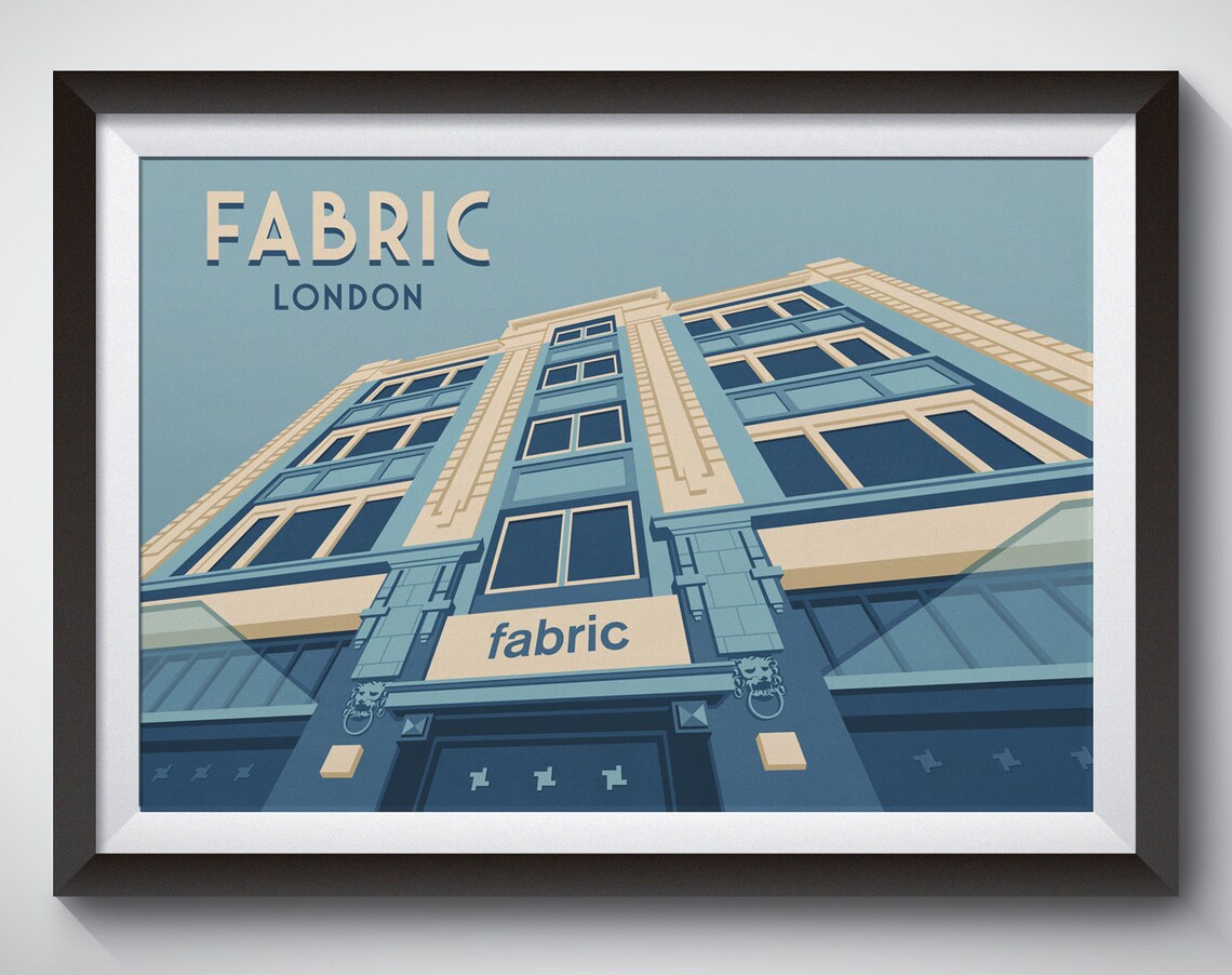 Fabric Nightclub London Art Print, Music Venue
