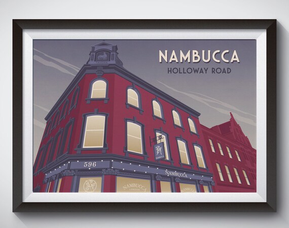Nambucca Holloway Road Music Venue Travel Poster