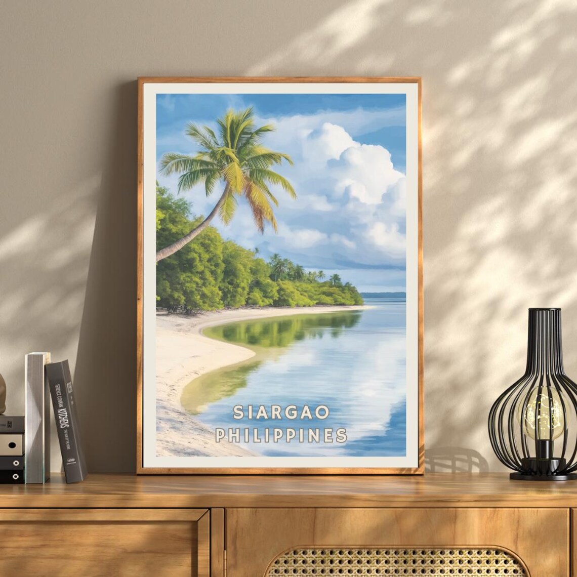 Siargao Philippines Travel Poster, Tropical Beach - Image 3