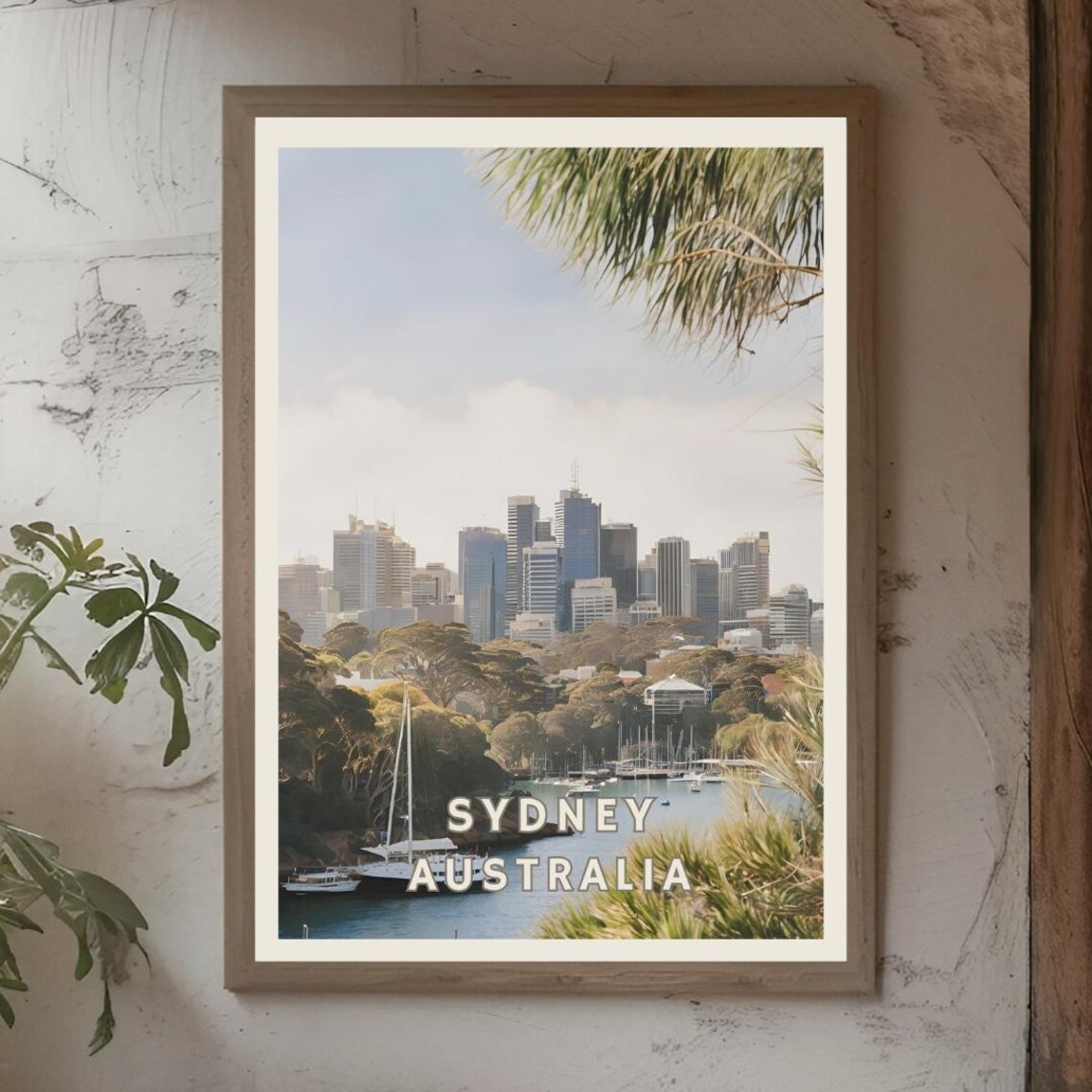 Sydney Australia Poster Australia Harbour City Art Sydney Urban Decor Australian Coastal Print New South Wales Travel Sydney Skyline - Image 3