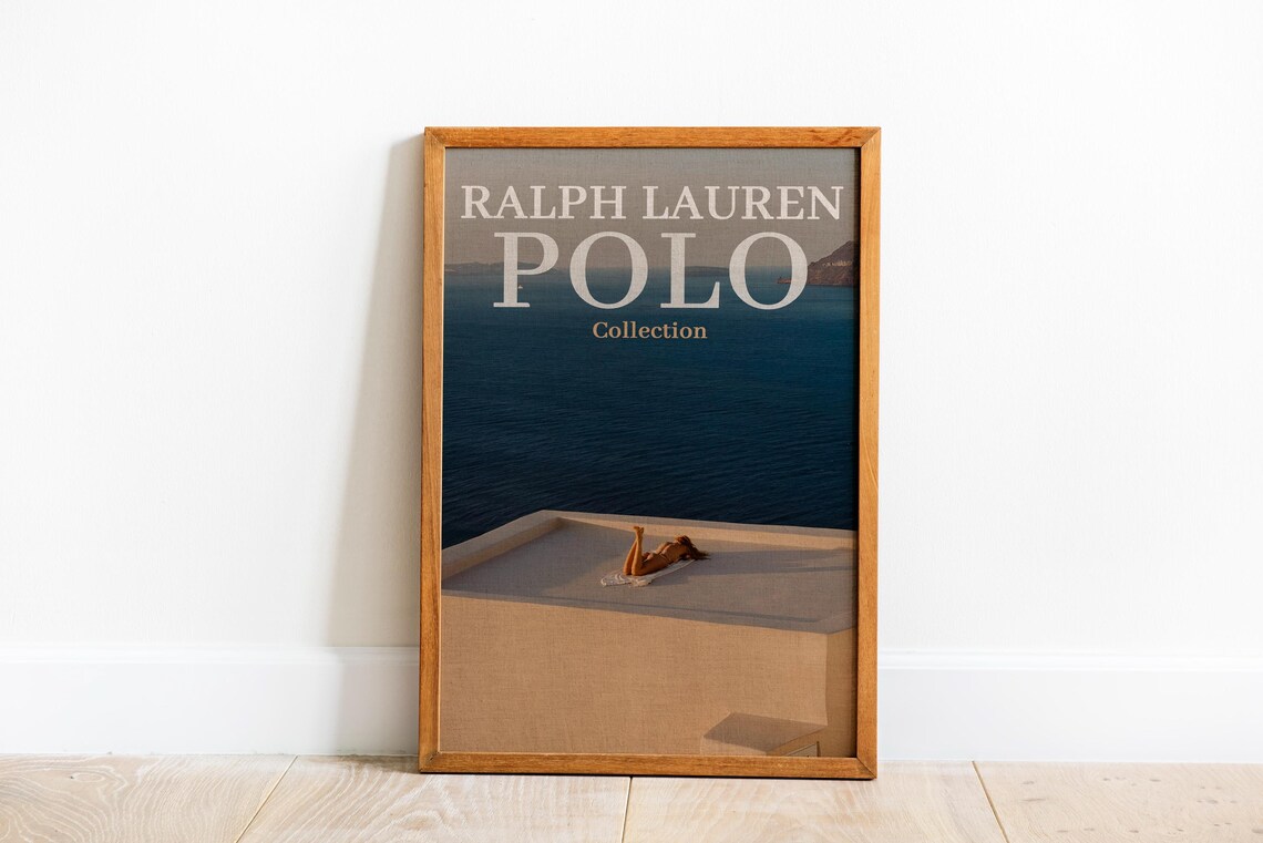 Vintage Fashion Magazine Poster, Retro Summer Collection