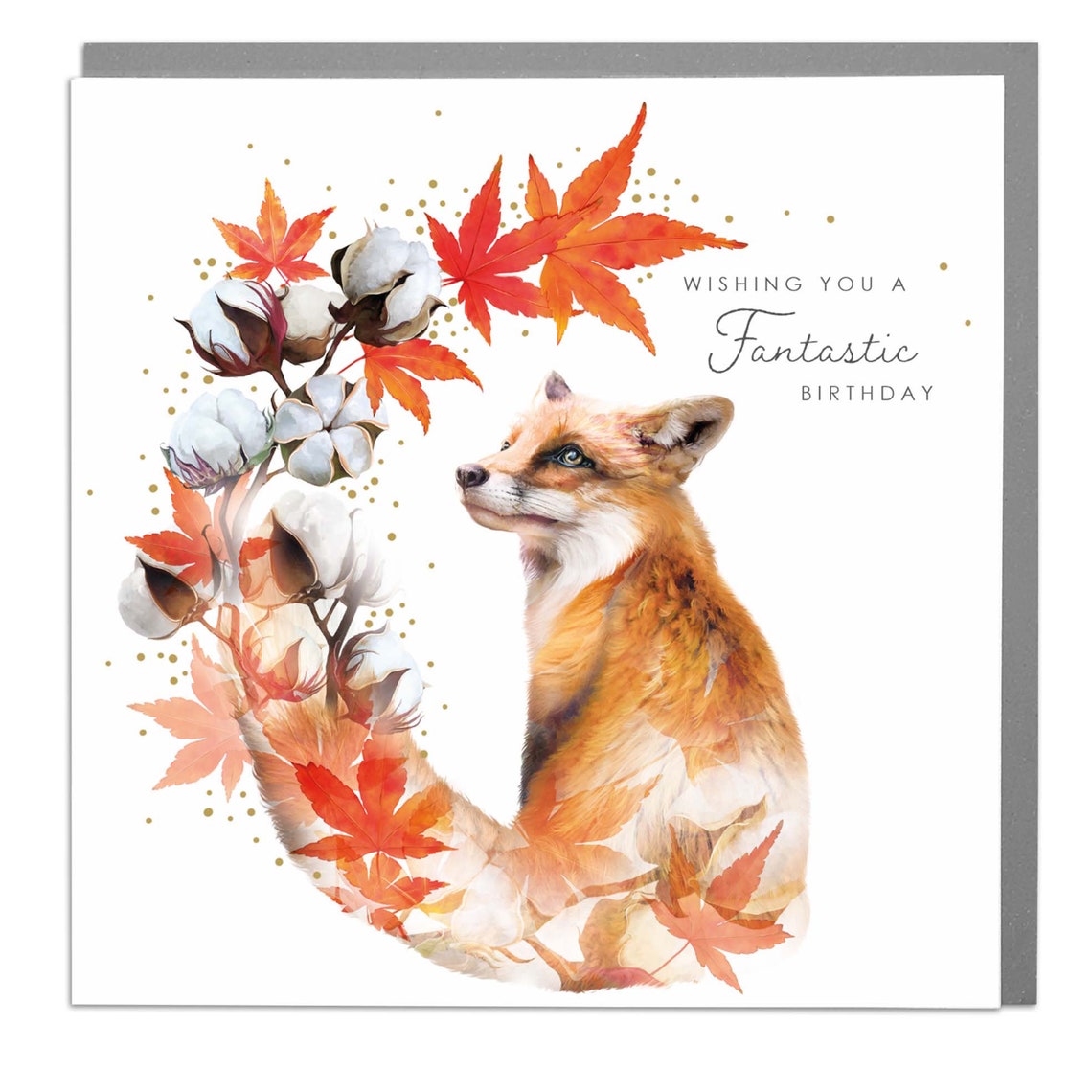Fantastic Fox Happy Birthday Card