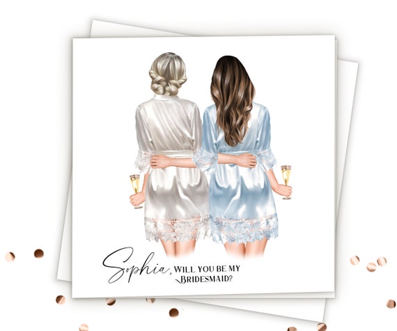 Personalized Bridesmaid Gifts Bridesmaid Proposal Gift Personalized Bridesmaid Card Bridesmaid Proposal Card Wedding Cards Maid Of Honor