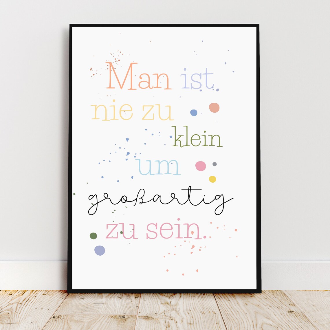 Growth Mindset Positive Classroom Art Print