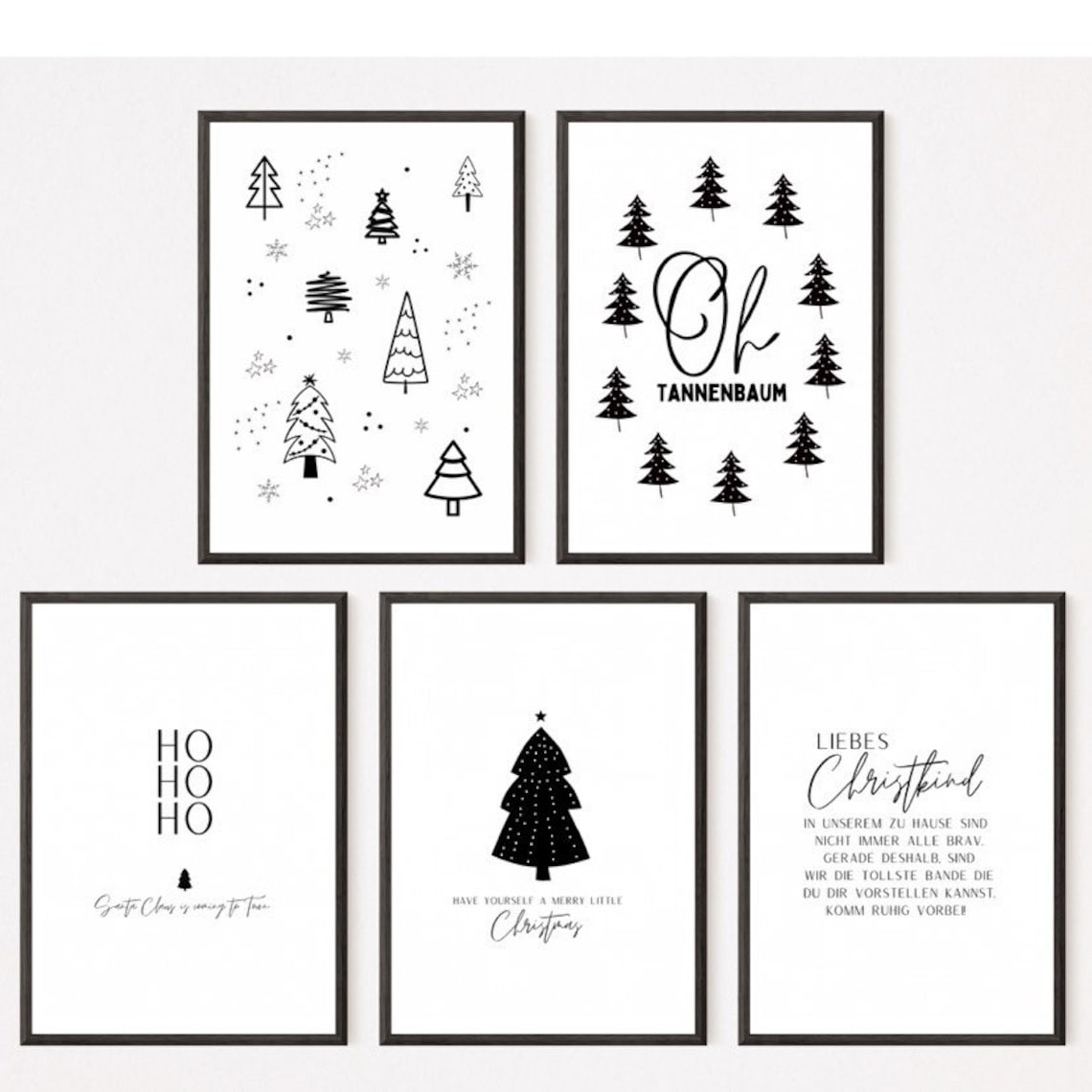 Christmas Tree Decorative Poster, Christmas Time - Image 3