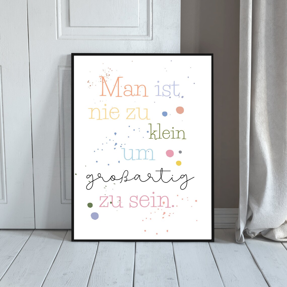 Growth Mindset Positive Classroom Art Print - Image 2