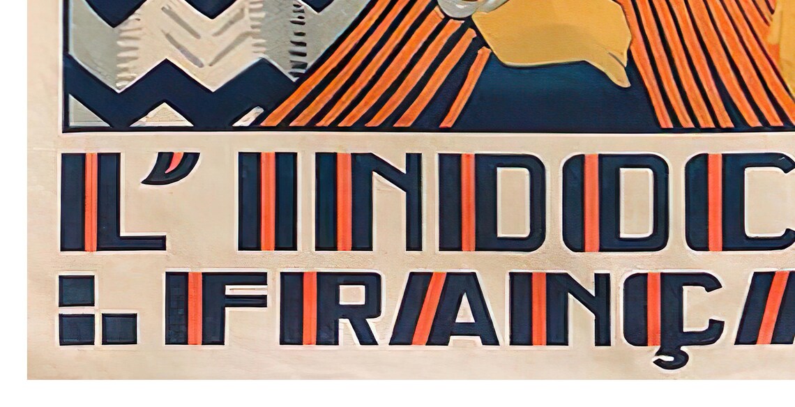 Tonkin French Indochina Haute Region Ethnic Women Travel Poster - Image 2
