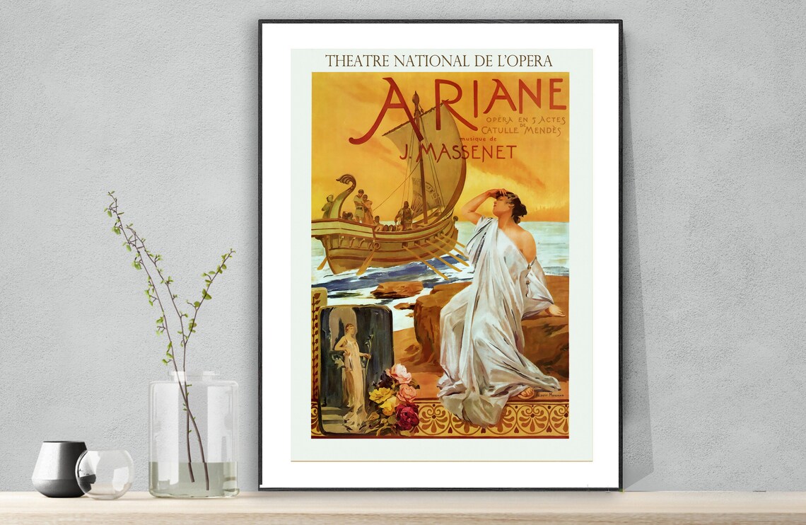 Ariane Vintage Entertainment Poster Print