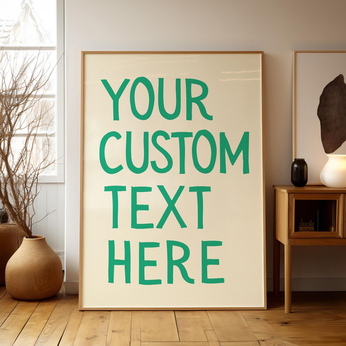 Custom Meet Me At The Vintage Typography Art Print - Image 2