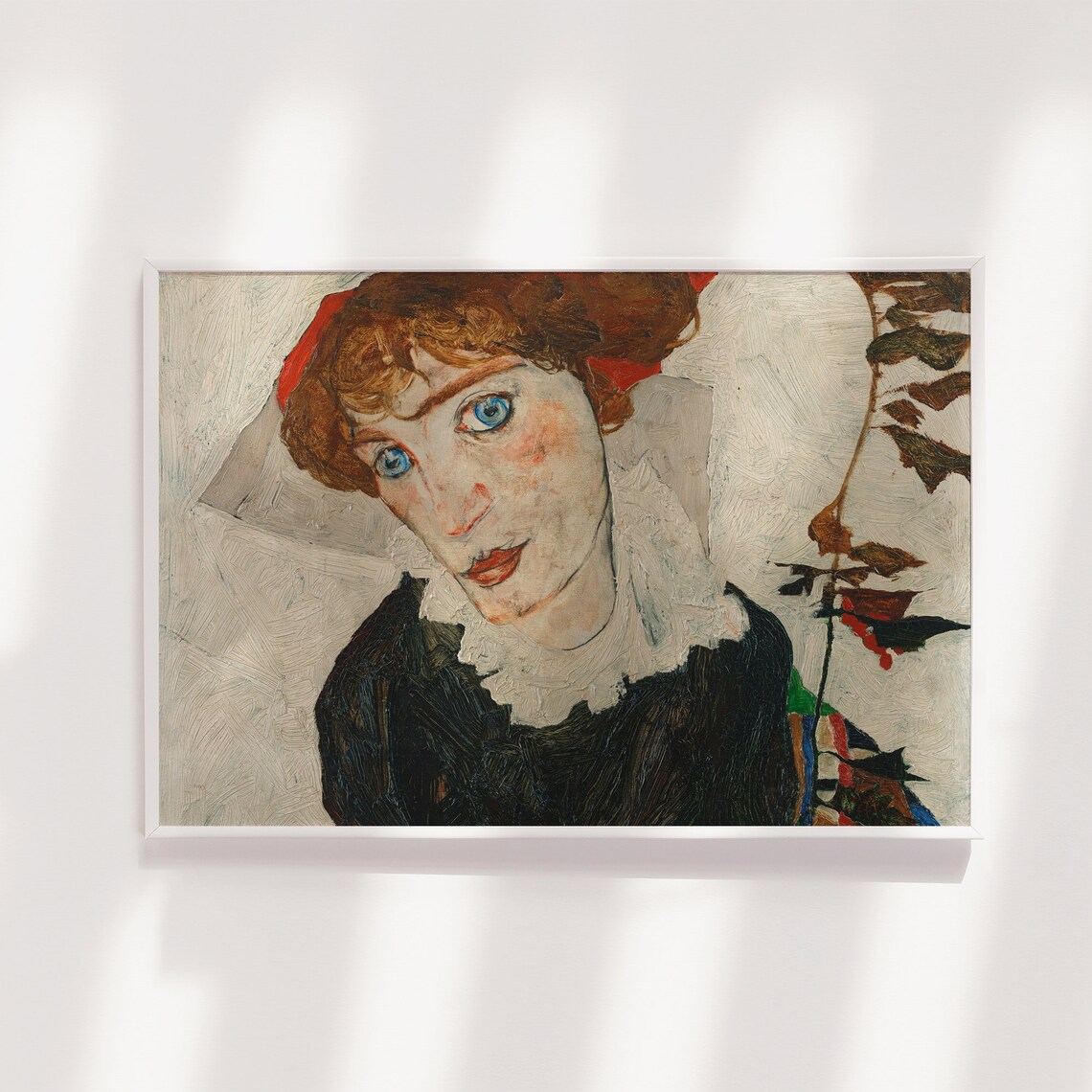 Egon Schiele Portrait Of Wally Neuzil, Classic Art Print