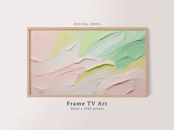 Abstract Acrylic Frame Tv Art 3d Texture