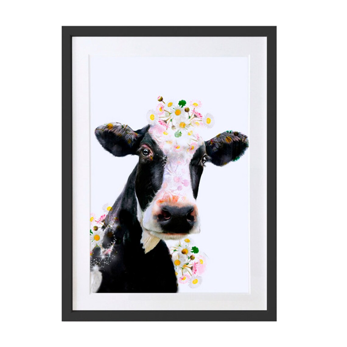 Holstein Cow Farm Animal Art Print